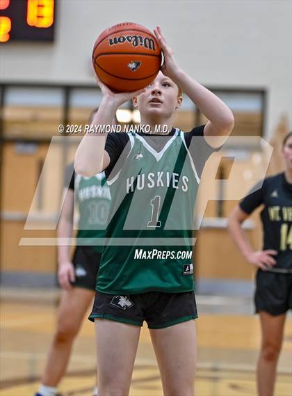 Thumbnail 2 in Evansville North vs Mt Vernon (IBCA / IHSAA Showcase) photogallery.