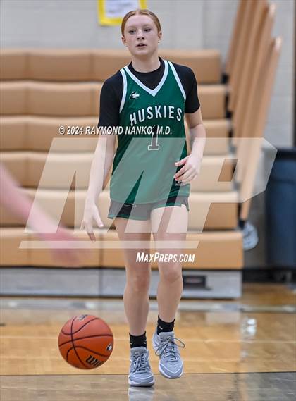 Thumbnail 2 in Evansville North vs Mt Vernon (IBCA / IHSAA Showcase) photogallery.