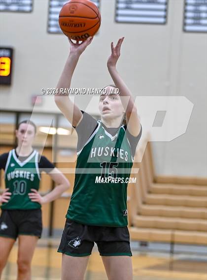 Thumbnail 2 in Evansville North vs Mt Vernon (IBCA / IHSAA Showcase) photogallery.