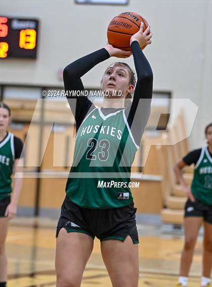 Thumbnail 2 in Evansville North vs Mt Vernon (IBCA / IHSAA Showcase) photogallery.
