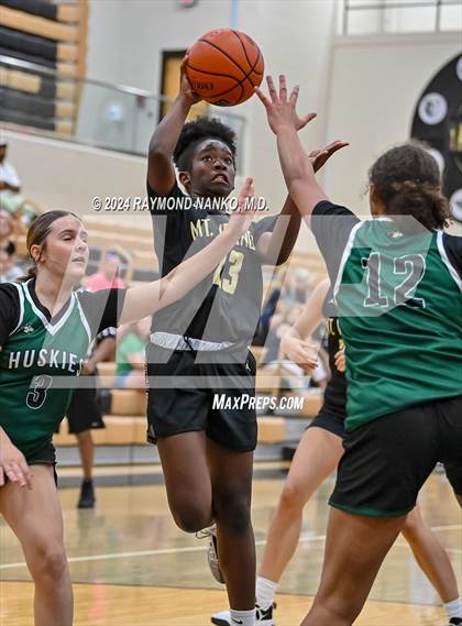 Thumbnail 2 in Evansville North vs Mt Vernon (IBCA / IHSAA Showcase) photogallery.