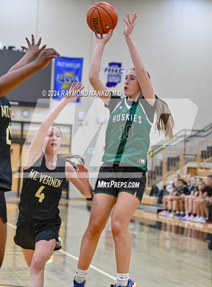 Thumbnail 3 in Evansville North vs Mt Vernon (IBCA / IHSAA Showcase) photogallery.