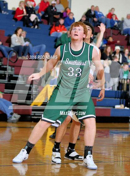 Thumbnail 2 in Lincoln Southeast vs Lincoln Southwest (Heartland Athletic Conference Tournament) photogallery.