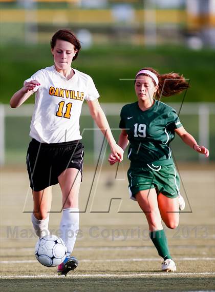 Thumbnail 1 in Oakville vs St. Joseph's Academy (MSHSAA Class 3 Sectional Playoff) photogallery.