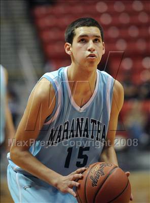 Thumbnail 3 in Maranatha Christian vs. Foothills Christian (CIF SDS D5 Final) photogallery.