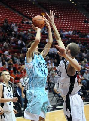 Thumbnail 2 in Maranatha Christian vs. Foothills Christian (CIF SDS D5 Final) photogallery.
