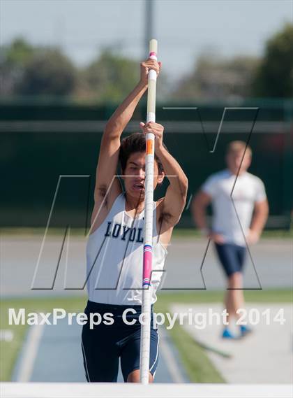 Thumbnail 1 in CIF SS Track and Field Masters Meet (Boys Events) photogallery.