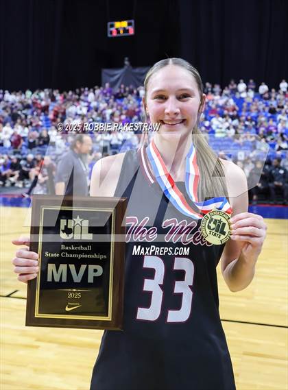 Thumbnail 2 in Farwell vs. Martins Mill (UIL 2A Basketball Division II Final Medal Ceremony) photogallery.