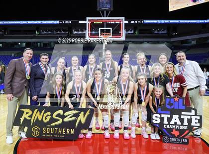 Thumbnail 2 in Farwell vs. Martins Mill (UIL 2A Basketball Division II Final Medal Ceremony) photogallery.