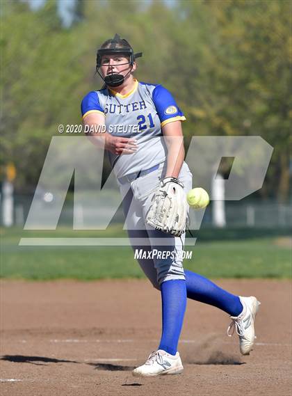 Thumbnail 2 in Sutter vs. Enterprise (Pleasant Valley Tournament) photogallery.