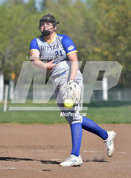 Thumbnail 3 in Sutter vs. Enterprise (Pleasant Valley Tournament) photogallery.