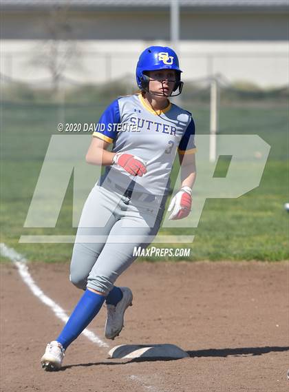 Thumbnail 2 in Sutter vs. Enterprise (Pleasant Valley Tournament) photogallery.