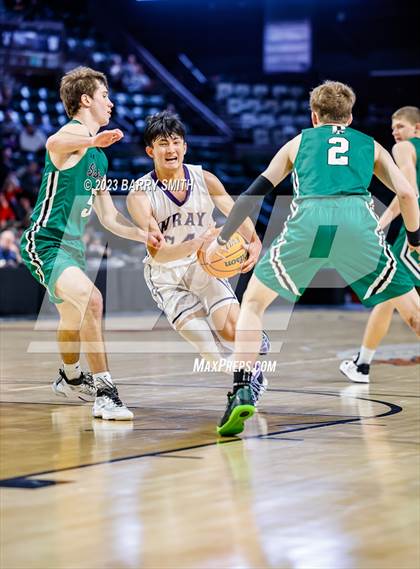 Thumbnail 2 in Sanford vs. Wray (CHSAA 2A Championship) photogallery.