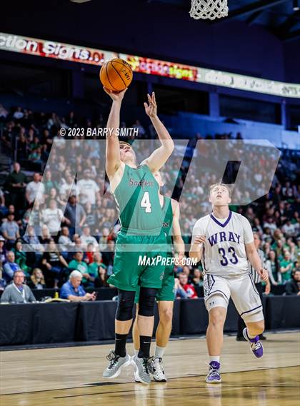 Thumbnail 2 in Sanford vs. Wray (CHSAA 2A Championship) photogallery.
