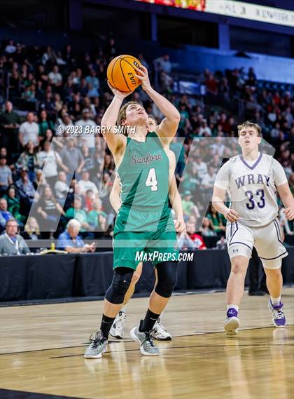 Thumbnail 3 in Sanford vs. Wray (CHSAA 2A Championship) photogallery.