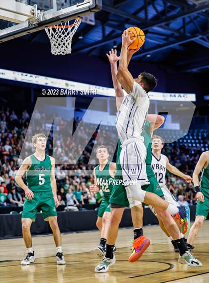 Thumbnail 2 in Sanford vs. Wray (CHSAA 2A Championship) photogallery.