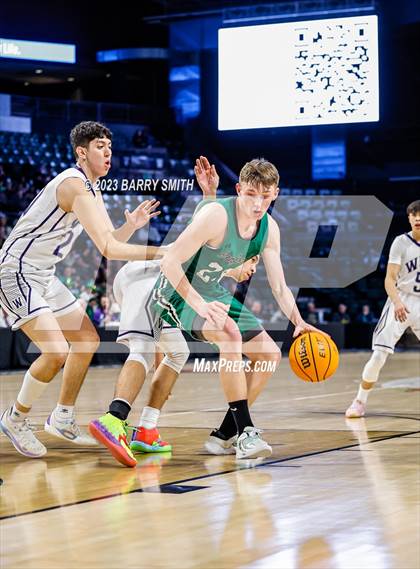 Thumbnail 2 in Sanford vs. Wray (CHSAA 2A Championship) photogallery.