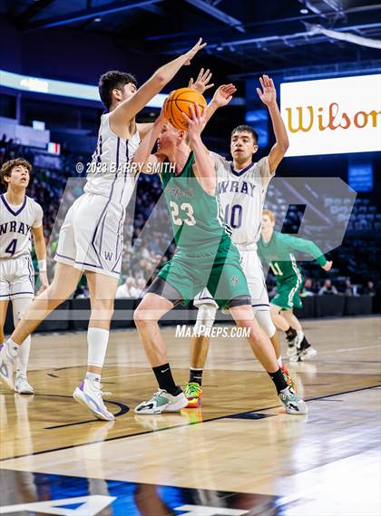 Thumbnail 2 in Sanford vs. Wray (CHSAA 2A Championship) photogallery.