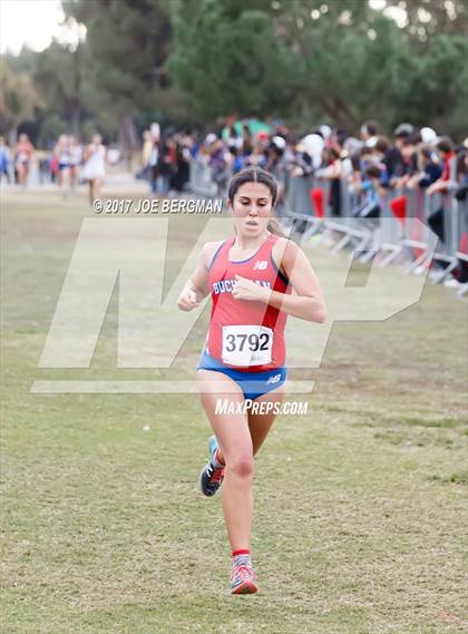 Thumbnail 2 in CIF Central Section Cross Country Championships (Girls D1 Race) photogallery.