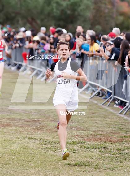 Thumbnail 1 in CIF Central Section Cross Country Championships (Girls D1 Race) photogallery.