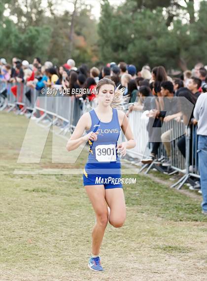 Thumbnail 1 in CIF Central Section Cross Country Championships (Girls D1 Race) photogallery.