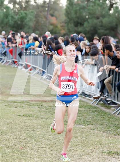 Thumbnail 3 in CIF Central Section Cross Country Championships (Girls D1 Race) photogallery.