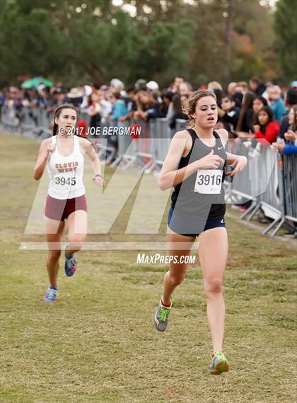 Thumbnail 1 in CIF Central Section Cross Country Championships (Girls D1 Race) photogallery.
