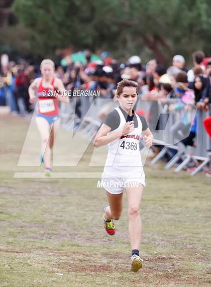 Thumbnail 3 in CIF Central Section Cross Country Championships (Girls D1 Race) photogallery.