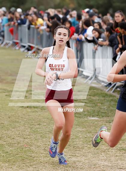 Thumbnail 2 in CIF Central Section Cross Country Championships (Girls D1 Race) photogallery.