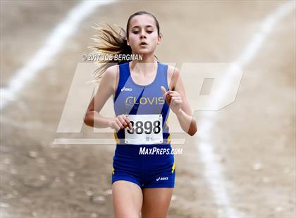 Thumbnail 1 in CIF Central Section Cross Country Championships (Girls D1 Race) photogallery.