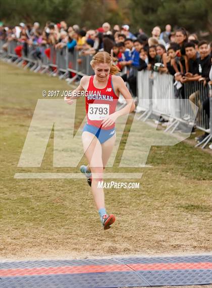 Thumbnail 2 in CIF Central Section Cross Country Championships (Girls D1 Race) photogallery.