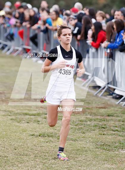Thumbnail 2 in CIF Central Section Cross Country Championships (Girls D1 Race) photogallery.