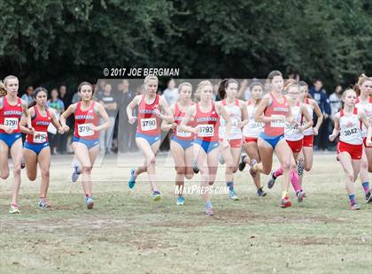 Thumbnail 1 in CIF Central Section Cross Country Championships (Girls D1 Race) photogallery.