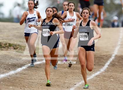 Thumbnail 1 in CIF Central Section Cross Country Championships (Girls D1 Race) photogallery.