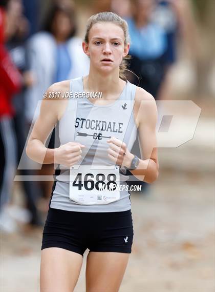 Thumbnail 1 in CIF Central Section Cross Country Championships (Girls D1 Race) photogallery.