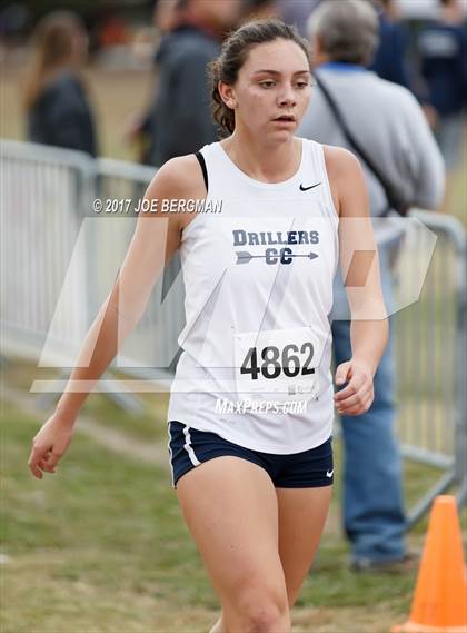 Thumbnail 1 in CIF Central Section Cross Country Championships (Girls D1 Race) photogallery.