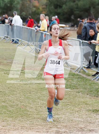 Thumbnail 2 in CIF Central Section Cross Country Championships (Girls D1 Race) photogallery.