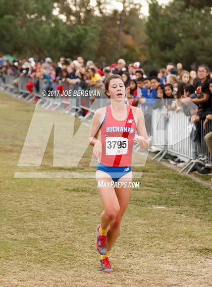 Thumbnail 1 in CIF Central Section Cross Country Championships (Girls D1 Race) photogallery.