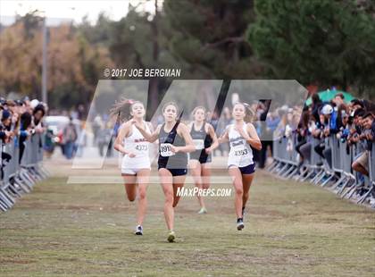 Thumbnail 3 in CIF Central Section Cross Country Championships (Girls D1 Race) photogallery.
