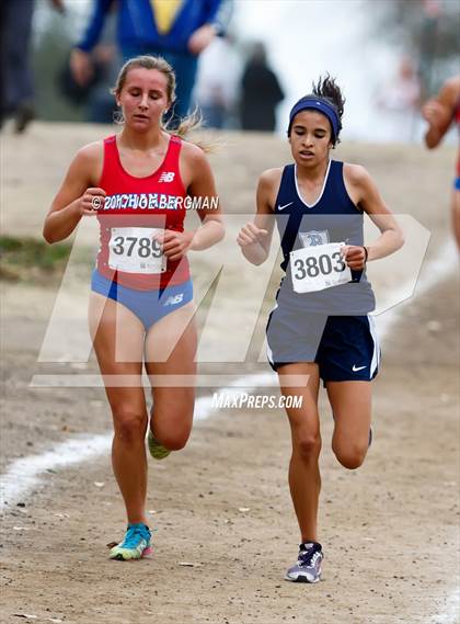 Thumbnail 2 in CIF Central Section Cross Country Championships (Girls D1 Race) photogallery.