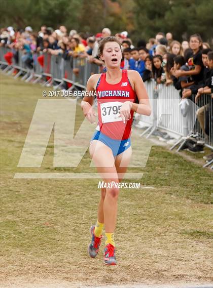 Thumbnail 2 in CIF Central Section Cross Country Championships (Girls D1 Race) photogallery.