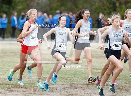 Thumbnail 2 in CIF Central Section Cross Country Championships (Girls D1 Race) photogallery.