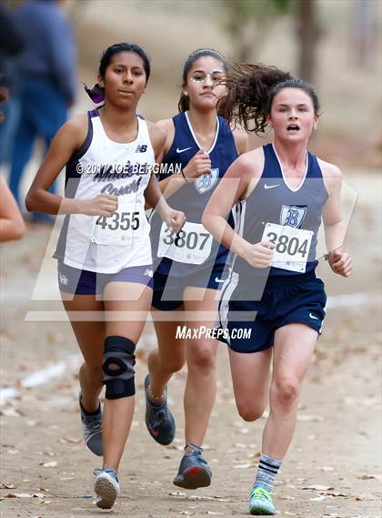 Thumbnail 1 in CIF Central Section Cross Country Championships (Girls D1 Race) photogallery.