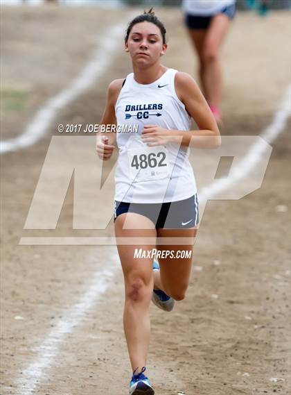 Thumbnail 1 in CIF Central Section Cross Country Championships (Girls D1 Race) photogallery.