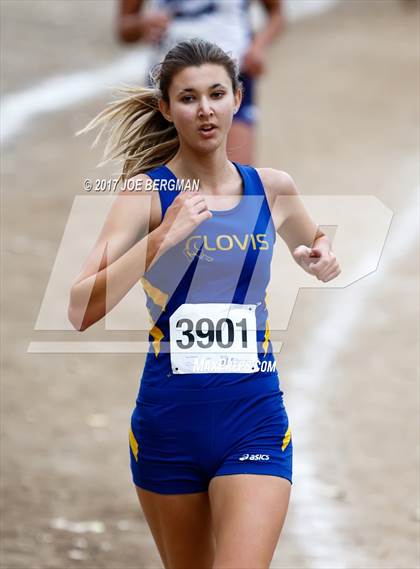 Thumbnail 2 in CIF Central Section Cross Country Championships (Girls D1 Race) photogallery.