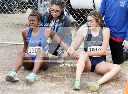 Thumbnail 2 in CIF Central Section Cross Country Championships (Girls D1 Race) photogallery.