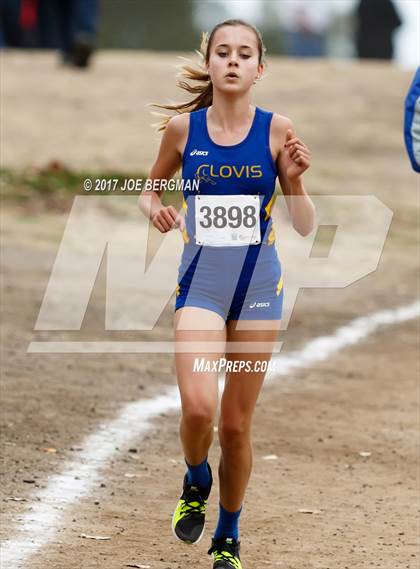 Thumbnail 3 in CIF Central Section Cross Country Championships (Girls D1 Race) photogallery.
