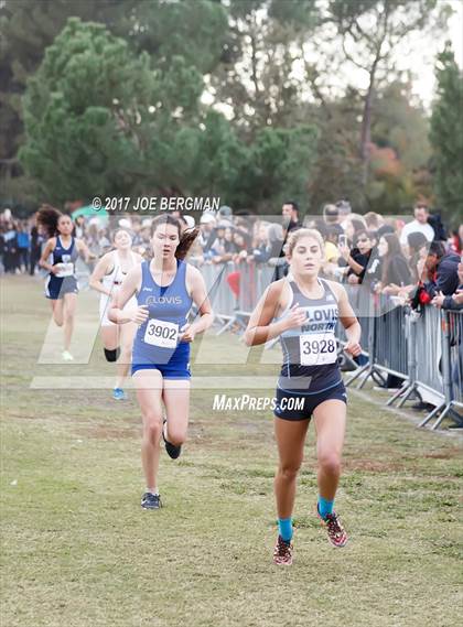Thumbnail 3 in CIF Central Section Cross Country Championships (Girls D1 Race) photogallery.