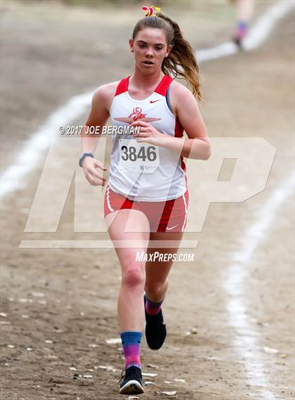 Thumbnail 2 in CIF Central Section Cross Country Championships (Girls D1 Race) photogallery.