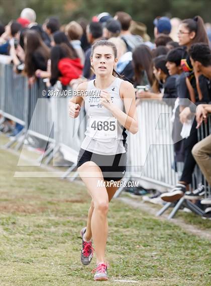 Thumbnail 2 in CIF Central Section Cross Country Championships (Girls D1 Race) photogallery.